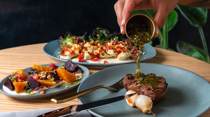 Is valet parking complimentary while dining at The Kester?